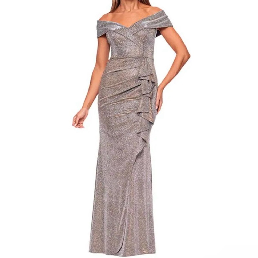 Elegant Off-Shoulder Evening Dress